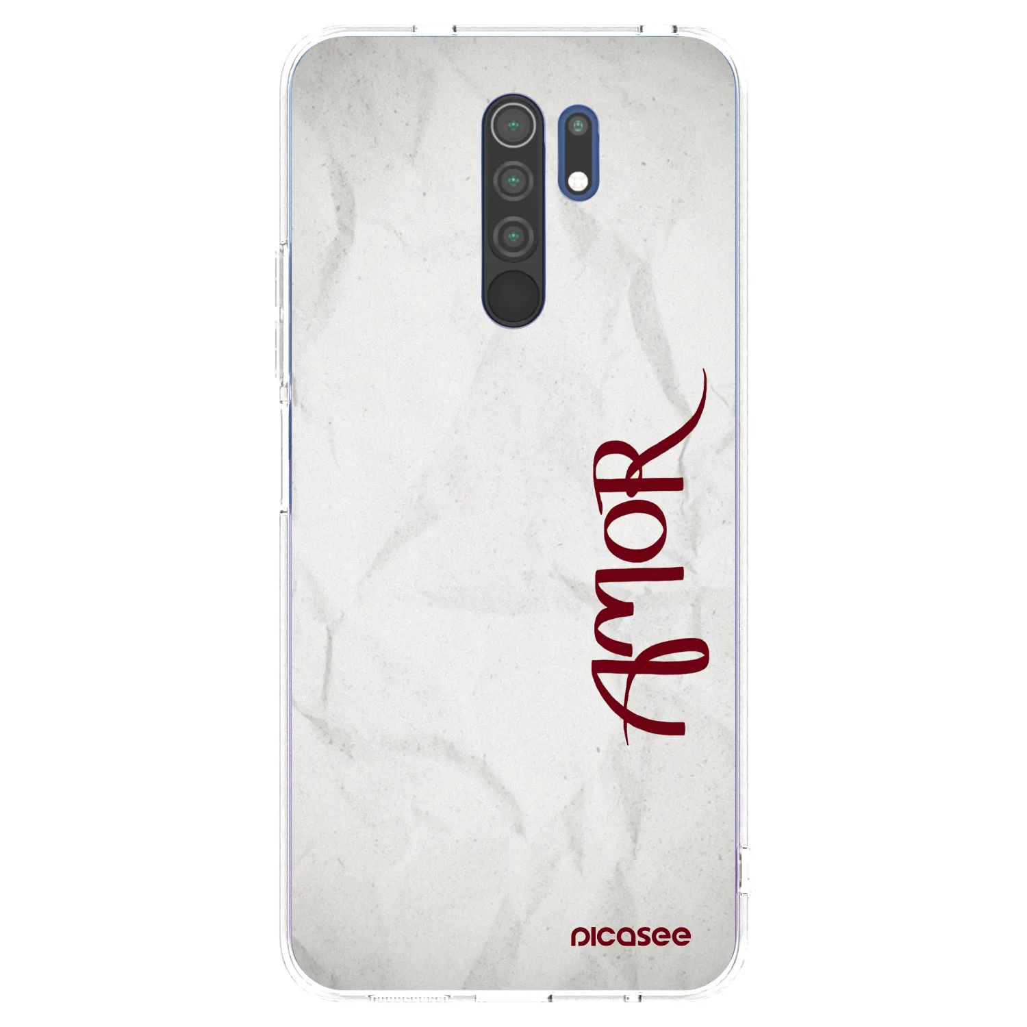 Picasee Xiaomi Redmi 9 Hülle - Transparentes Silikon - Amor