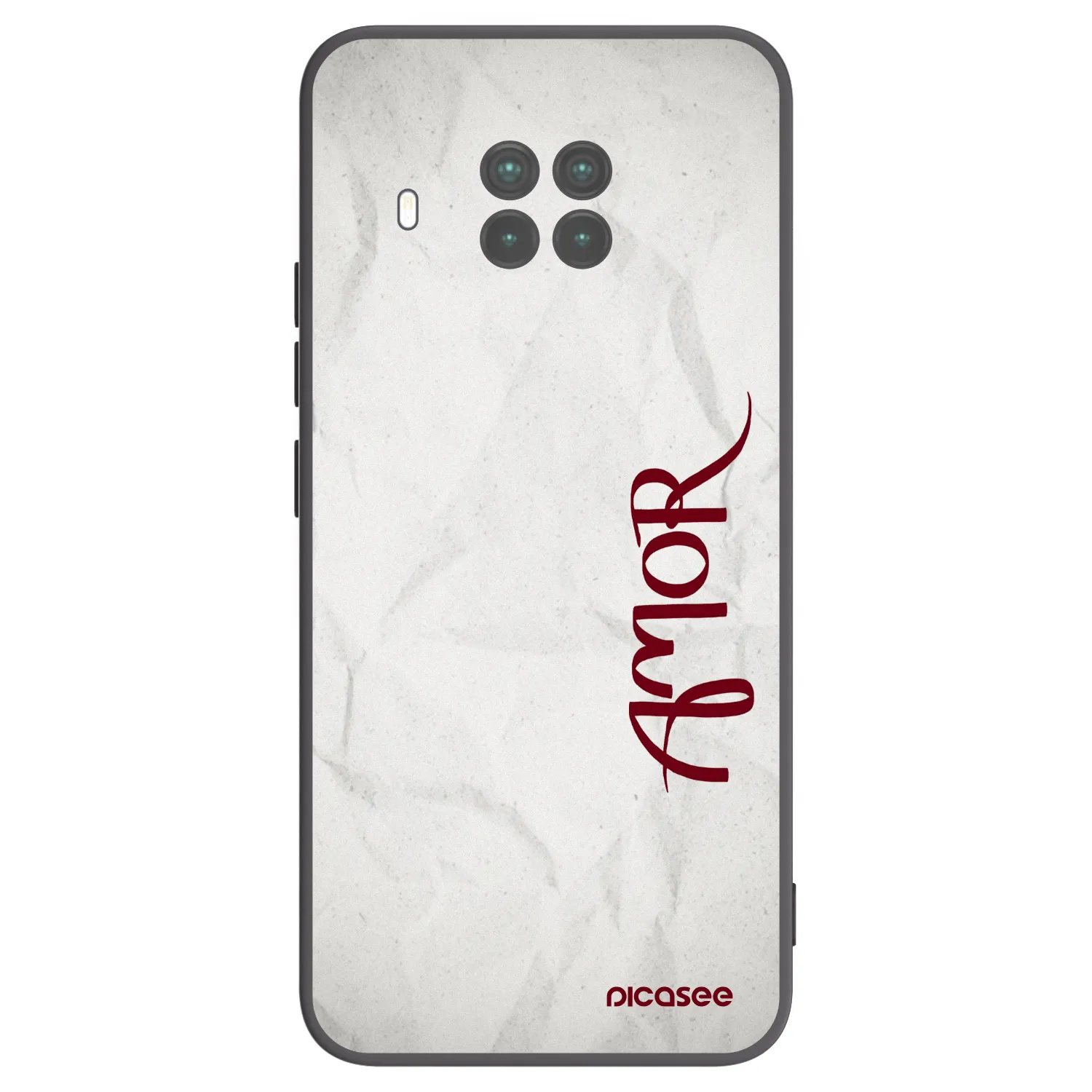 Picasee Xiaomi Mi 10T Lite Hülle - Schwarzes Silikon - Amor