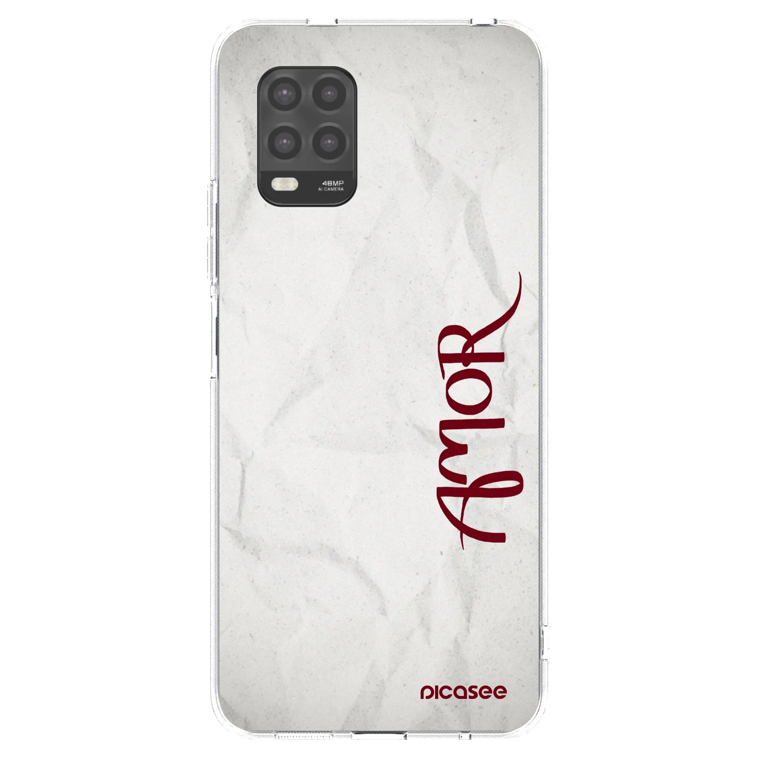 Picasee Xiaomi Mi 10 Lite Hülle - Transparentes Silikon - Amor
