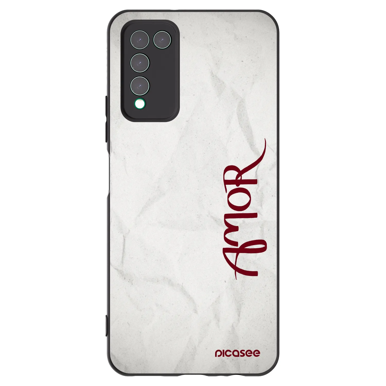 Picasee Honor 10X Lite Hülle - Schwarzes Silikon - Amor