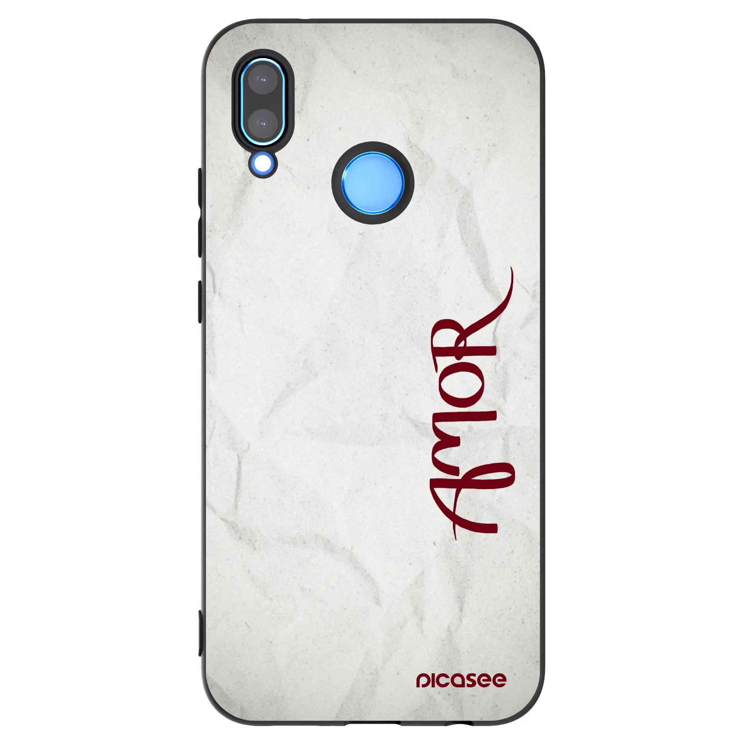 Picasee Huawei P20 Lite Hülle - Schwarzes Silikon - Amor