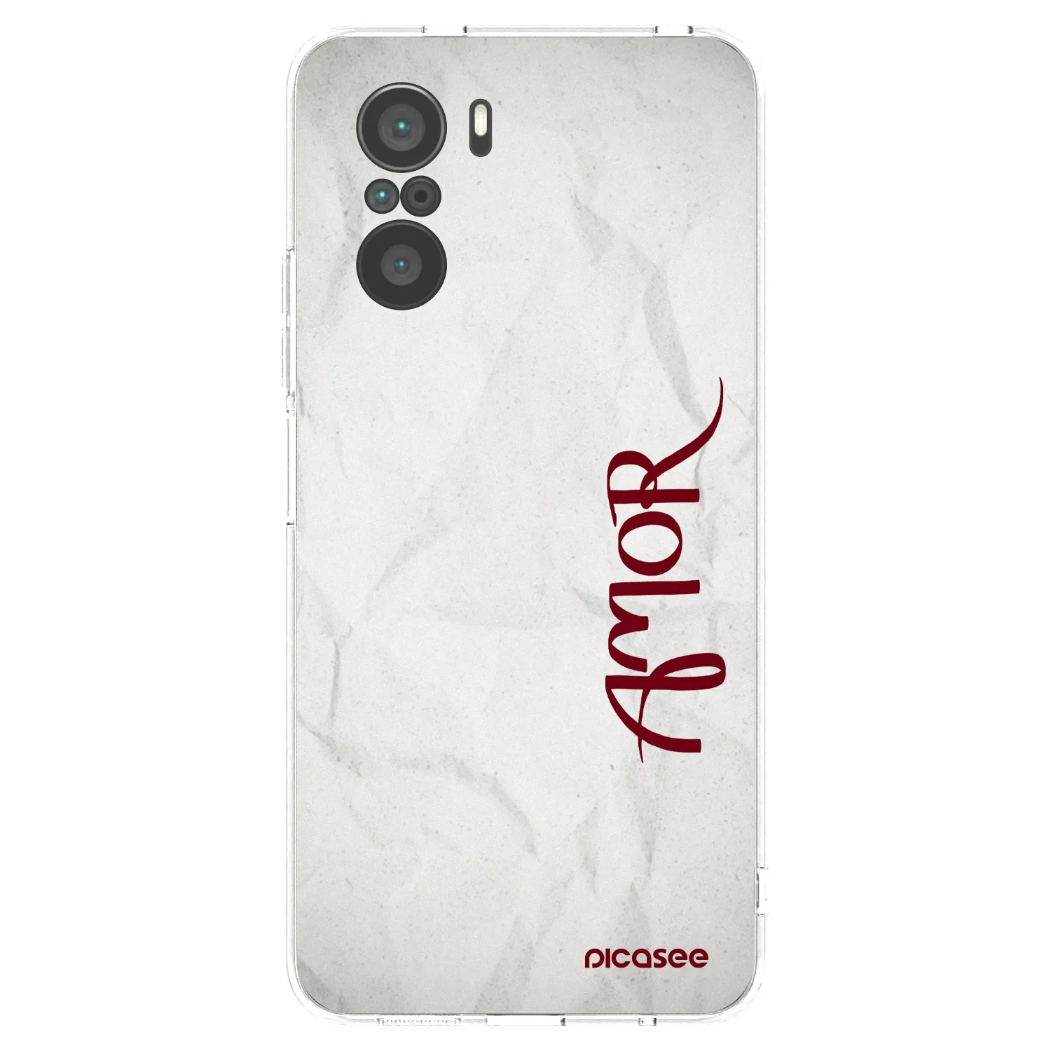 Picasee Xiaomi Poco F3 Hülle - Transparentes Silikon - Amor