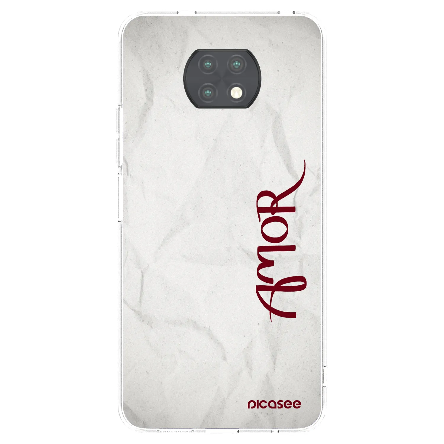 Picasee Xiaomi Redmi Note 9T Hülle - Transparentes Silikon - Amor