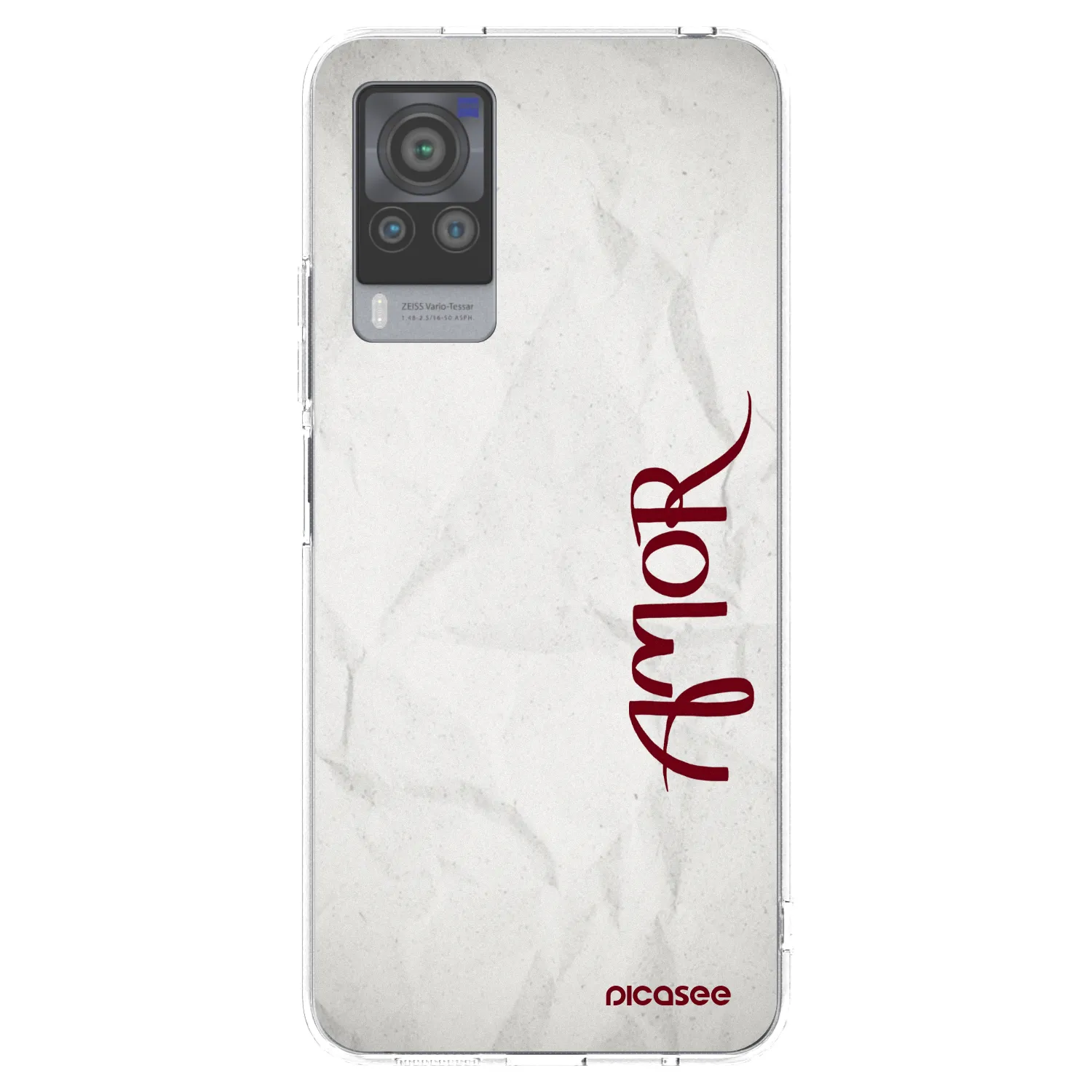 Picasee Vivo X60 Pro 5G Hülle - Transparentes Silikon - Amor