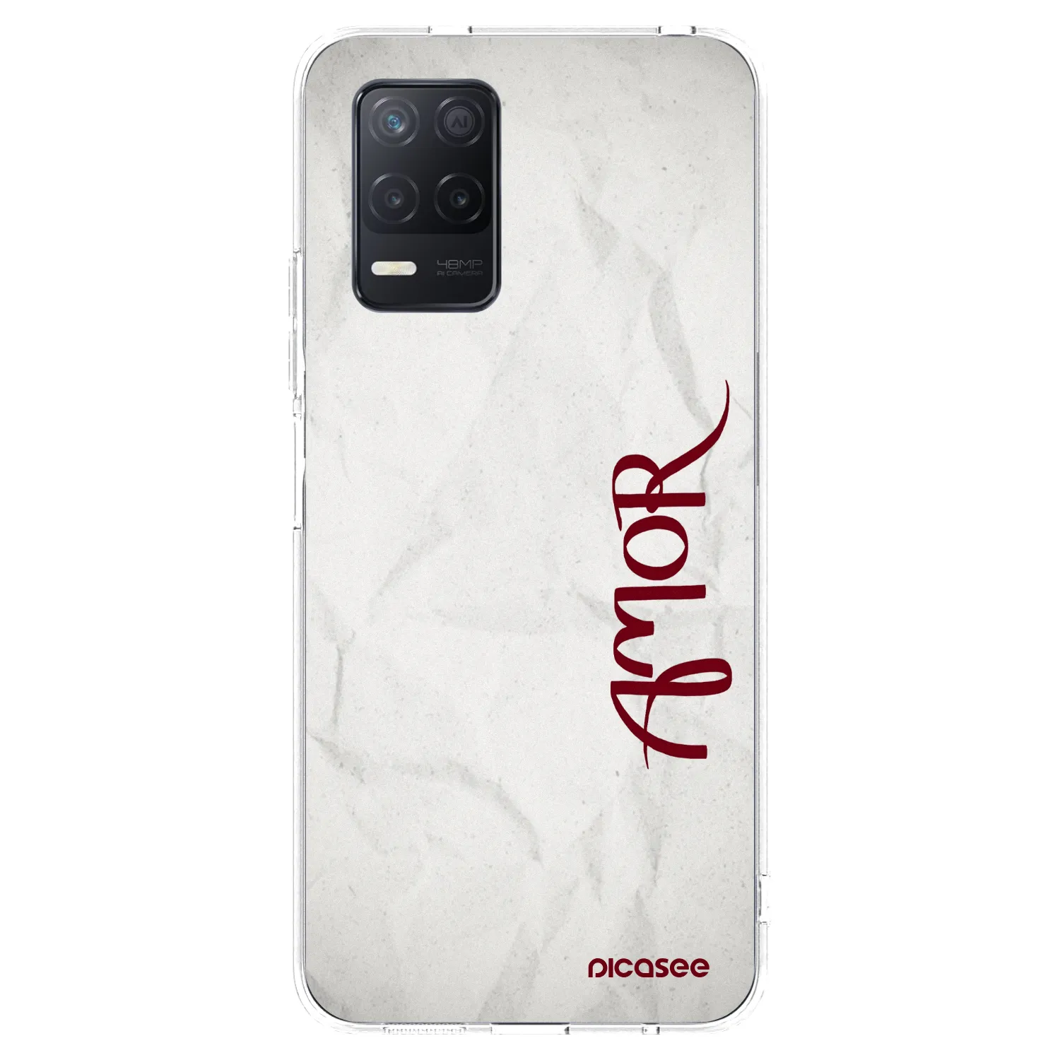 Picasee Realme 8 5G Hülle - Transparentes Silikon - Amor