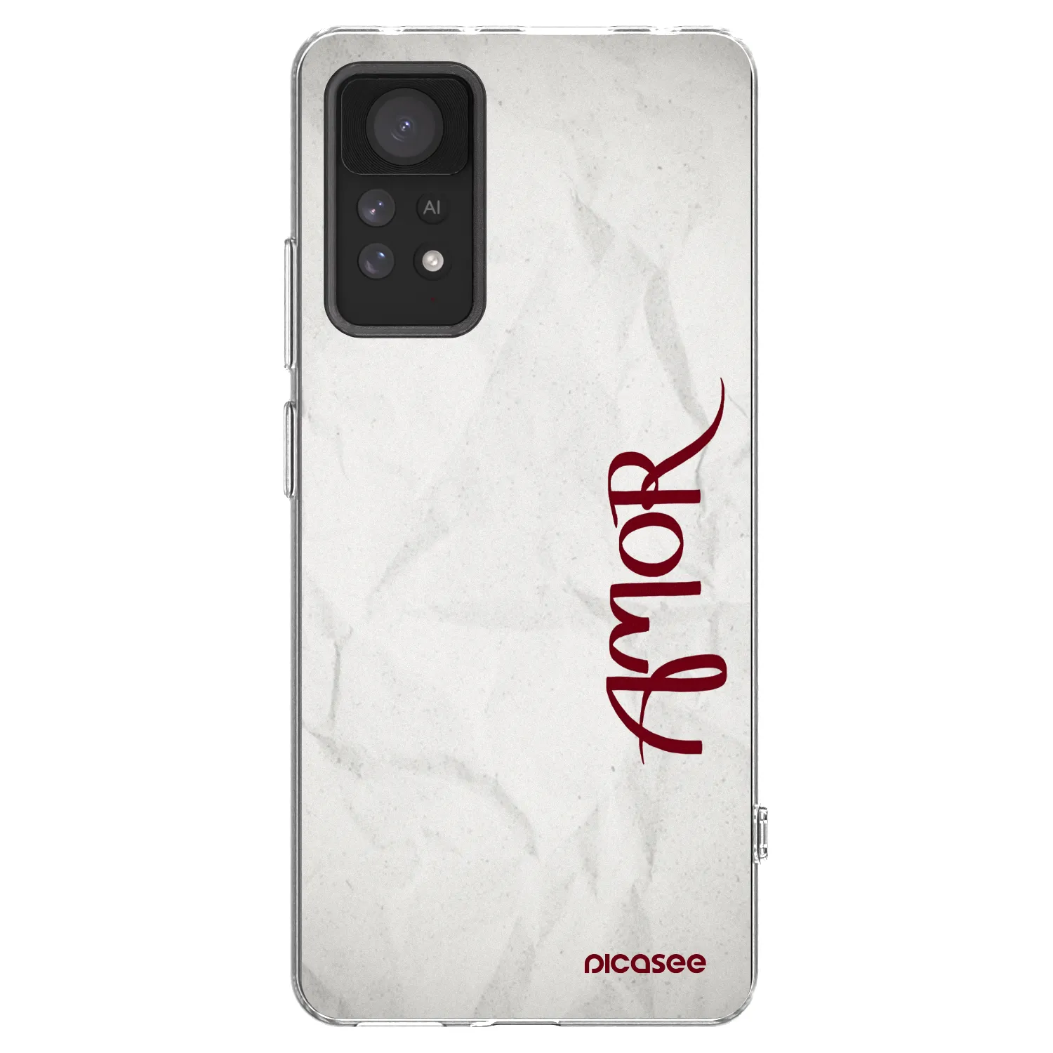 Picasee Xiaomi Redmi Note 11 Pro Hülle - Transparentes Silikon - Amor
