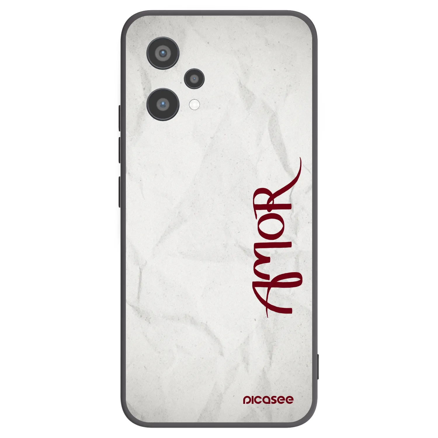 Picasee Realme 9 Pro 5G Hülle - Schwarzes Silikon - Amor