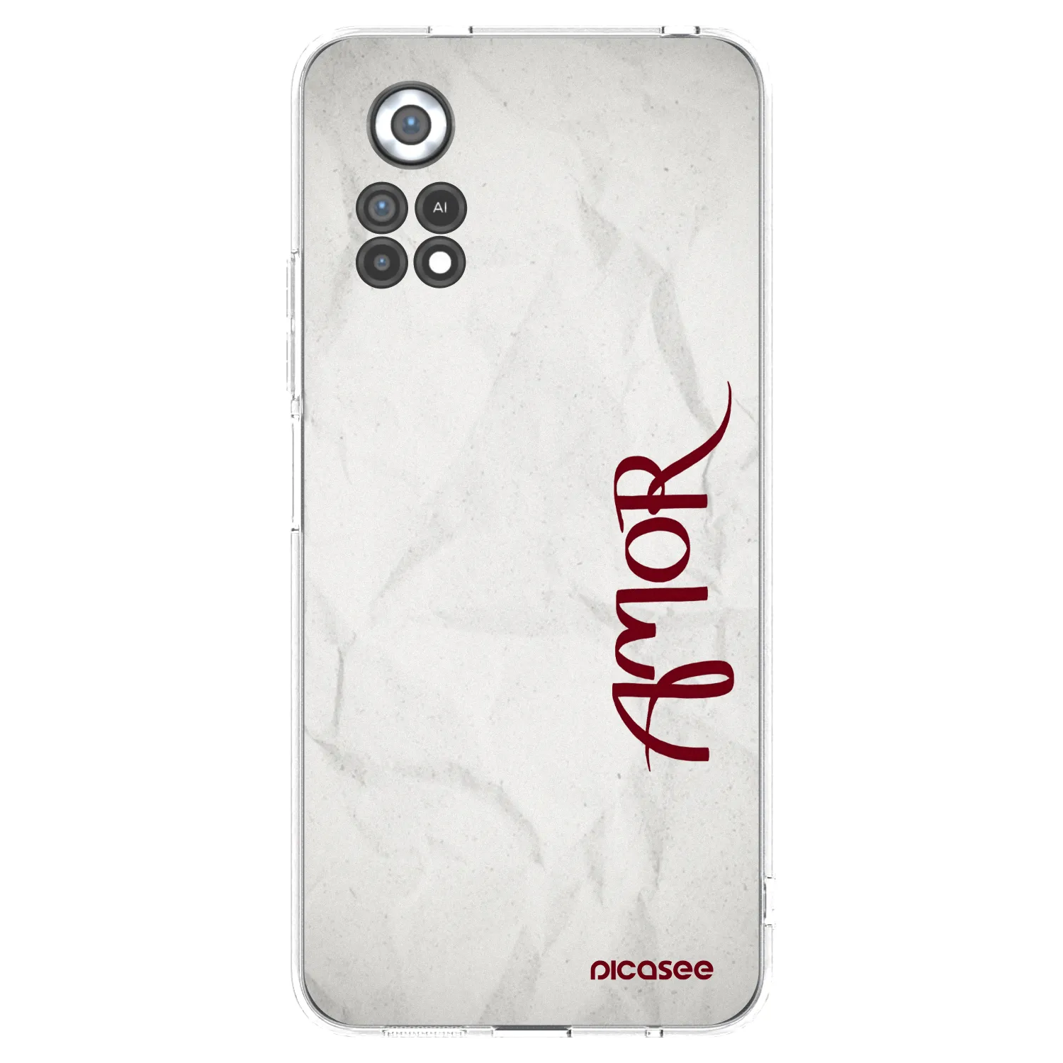 Picasee Xiaomi Poco X4 Pro 5G Hülle - Transparentes Silikon - Amor