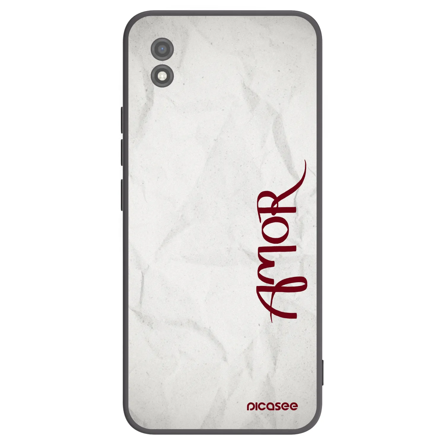 Picasee Realme C11 (2021) Hülle - Schwarzes Silikon - Amor