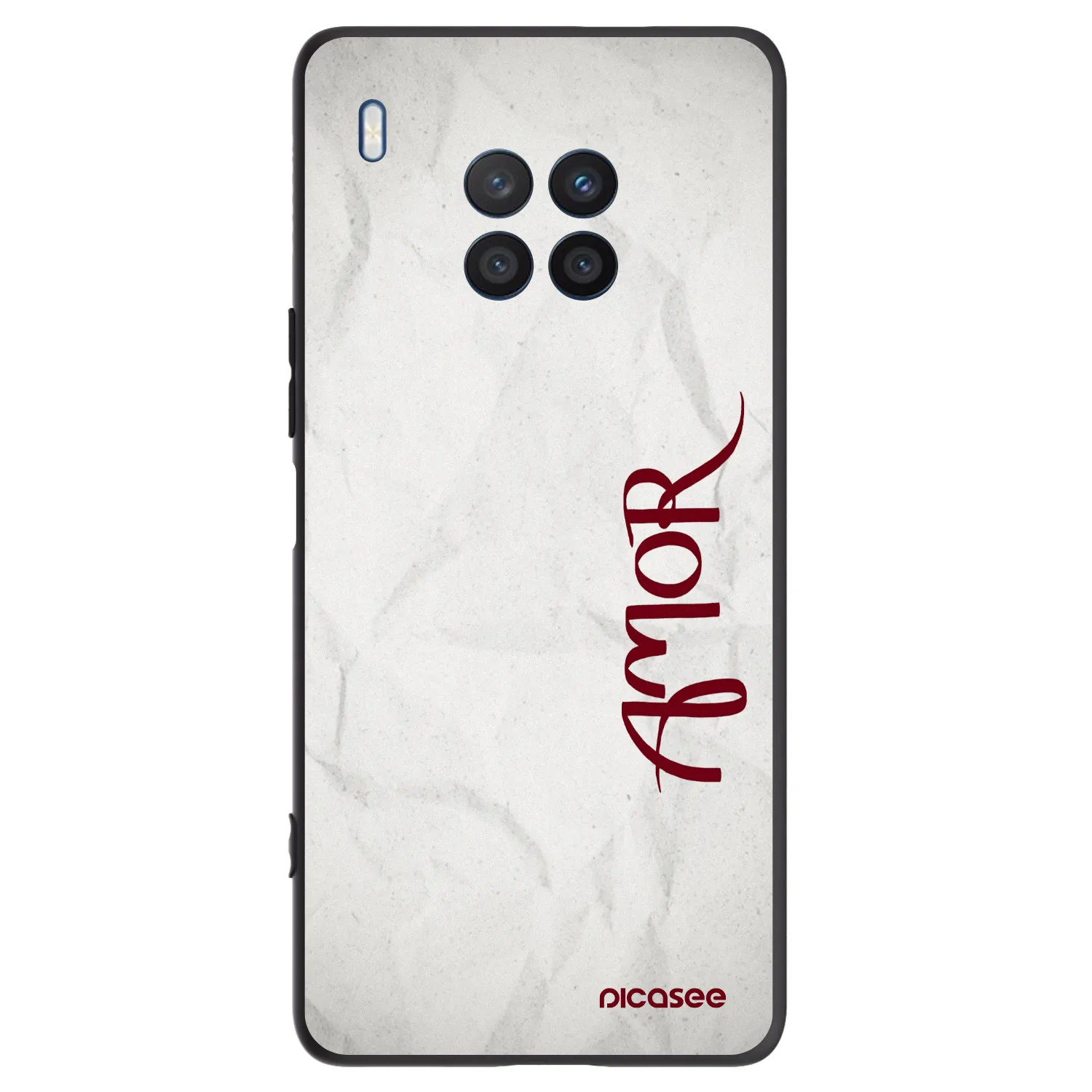 Picasee Honor 50 Lite Hülle - Schwarzes Silikon - Amor