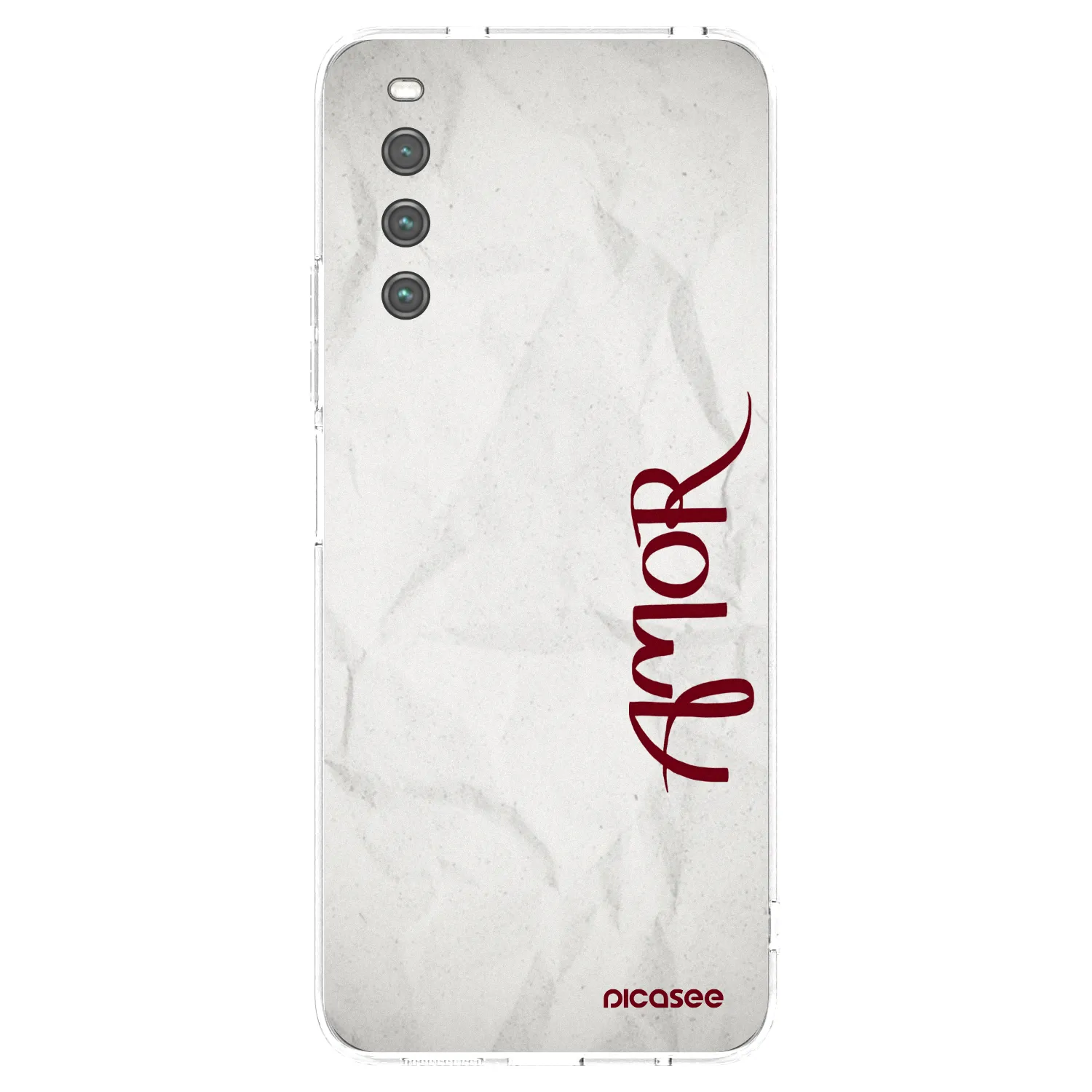 Picasee Sony Xperia 10 IV 5G Hülle - Transparentes Silikon - Amor
