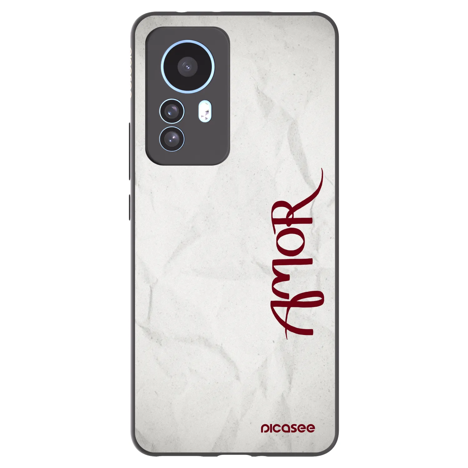 Picasee Xiaomi 12T Hülle - Schwarzes Silikon - Amor