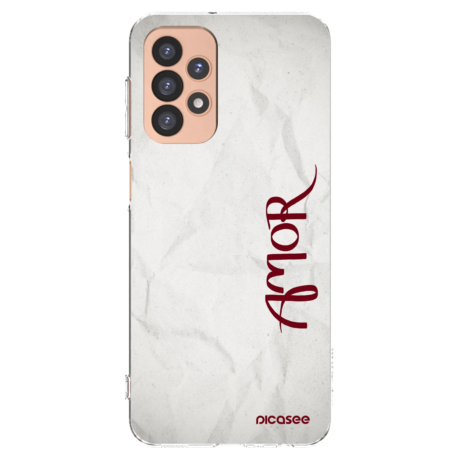 Picasee Samsung Galaxy A23 A236B 5G Hülle - Transparentes Silikon - Amor