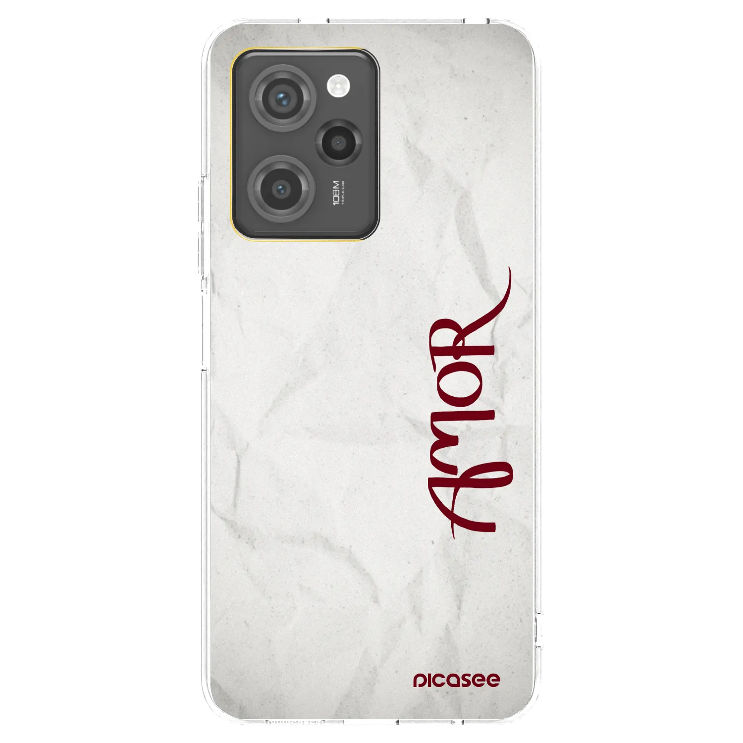 Picasee Xiaomi Poco X5 Pro Hülle - Schwarzes Silikon - Amor