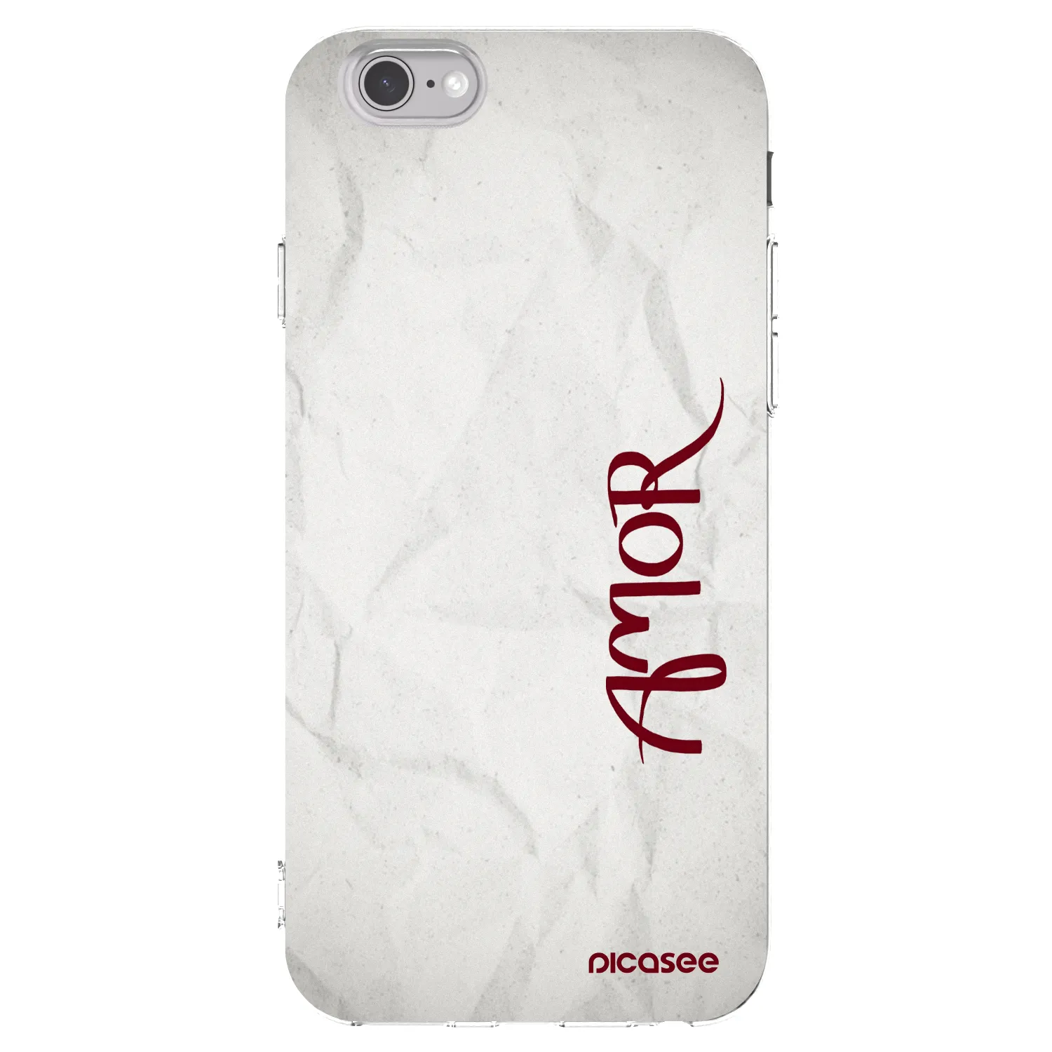 Picasee Apple iPhone 6/6S Hülle - Transparentes Silikon - Amor