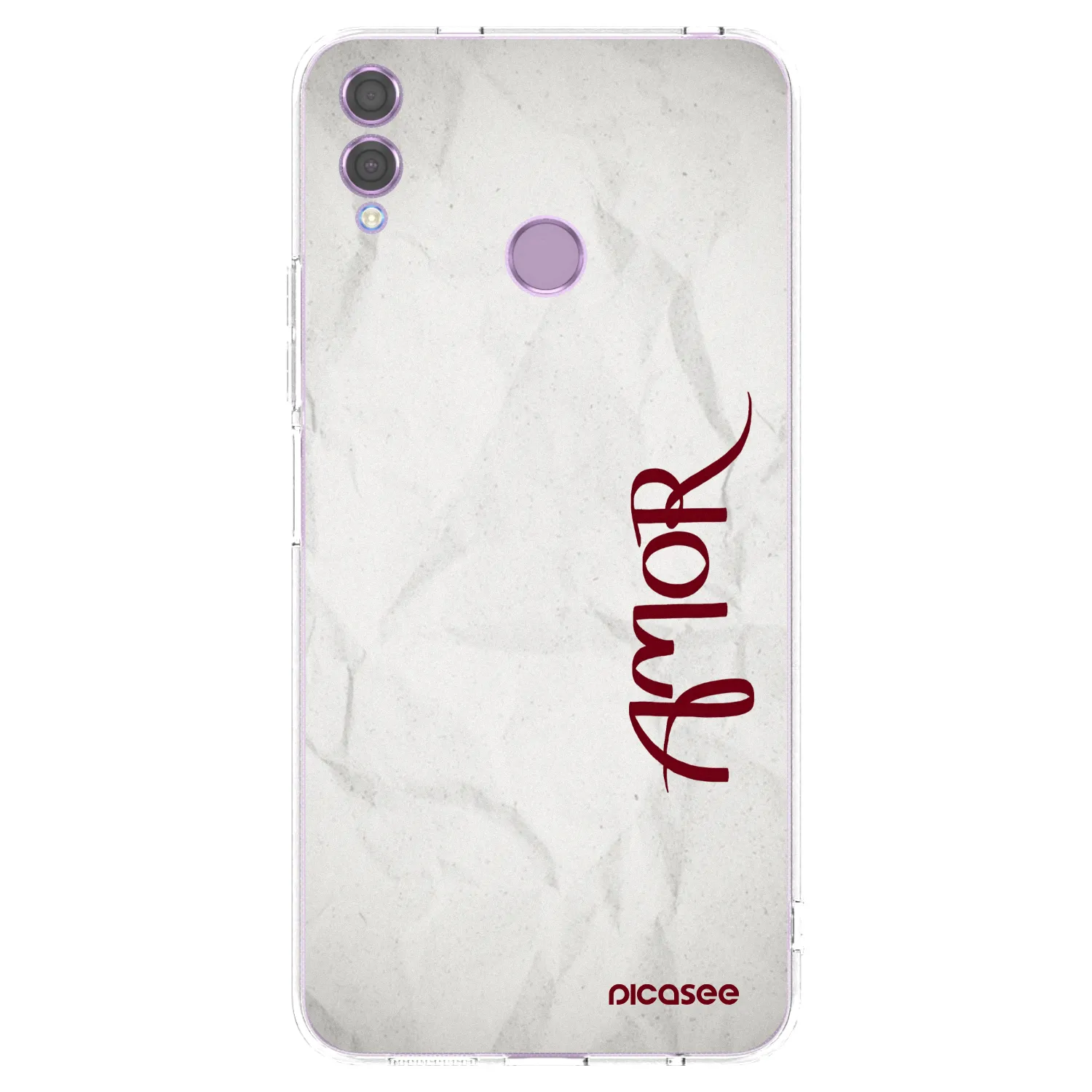 Picasee Honor 8X Hülle - Transparentes Silikon - Amor