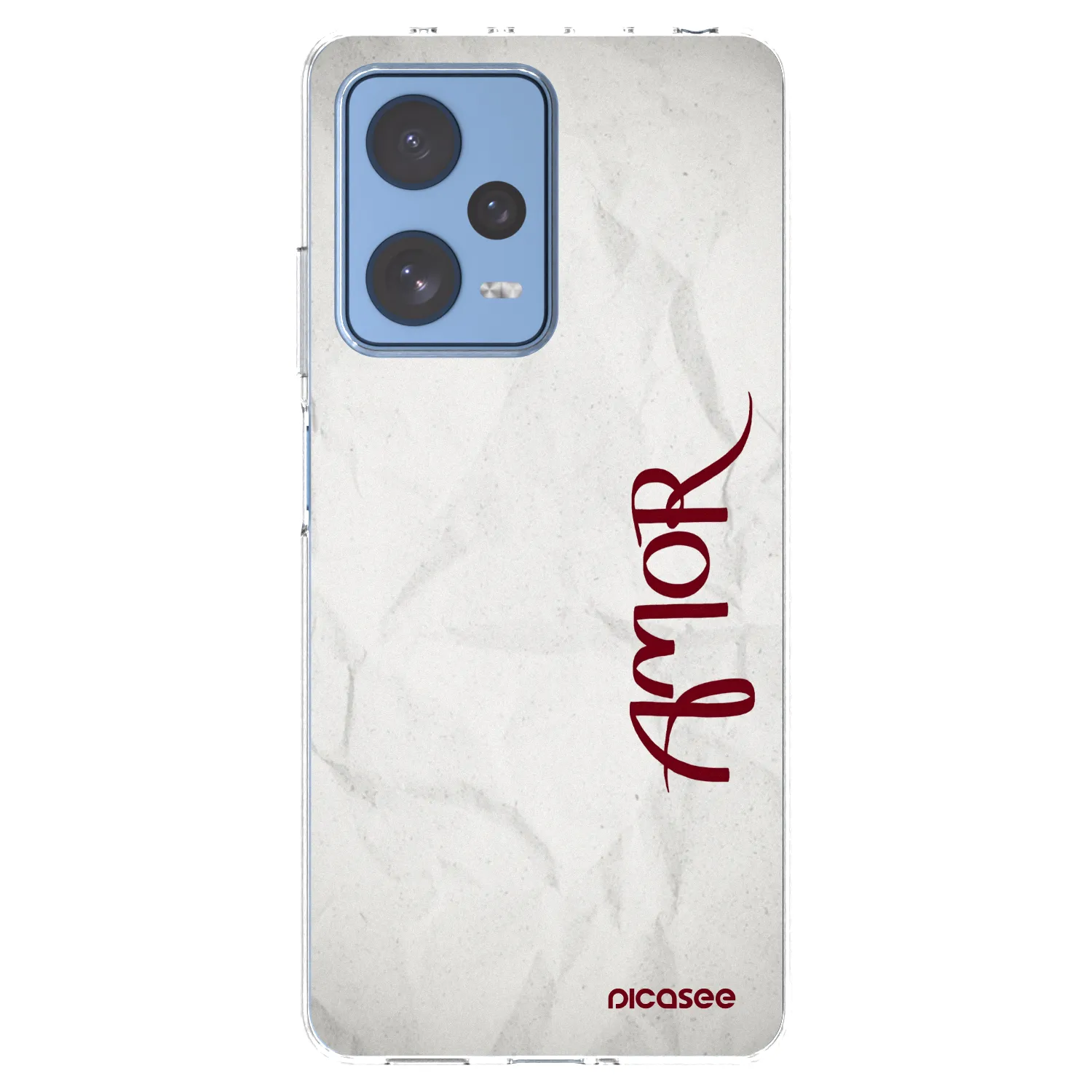 Picasee Xiaomi Redmi Note 12 Pro 5G Hülle - Transparentes Silikon - Amor