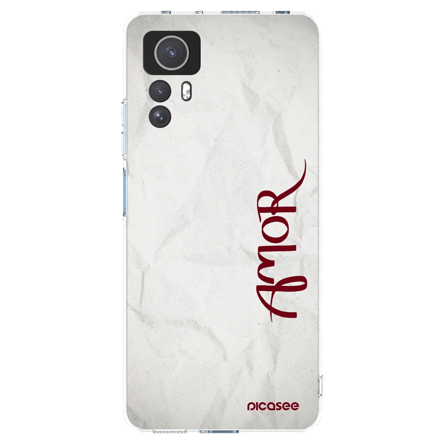 Picasee Xiaomi Redmi Note 12S Hülle - Transparentes Silikon - Amor