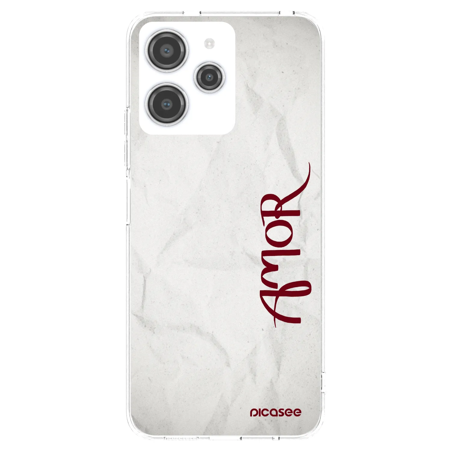 Picasee Xiaomi Redmi 12 4G Hülle - Transparentes Silikon - Amor