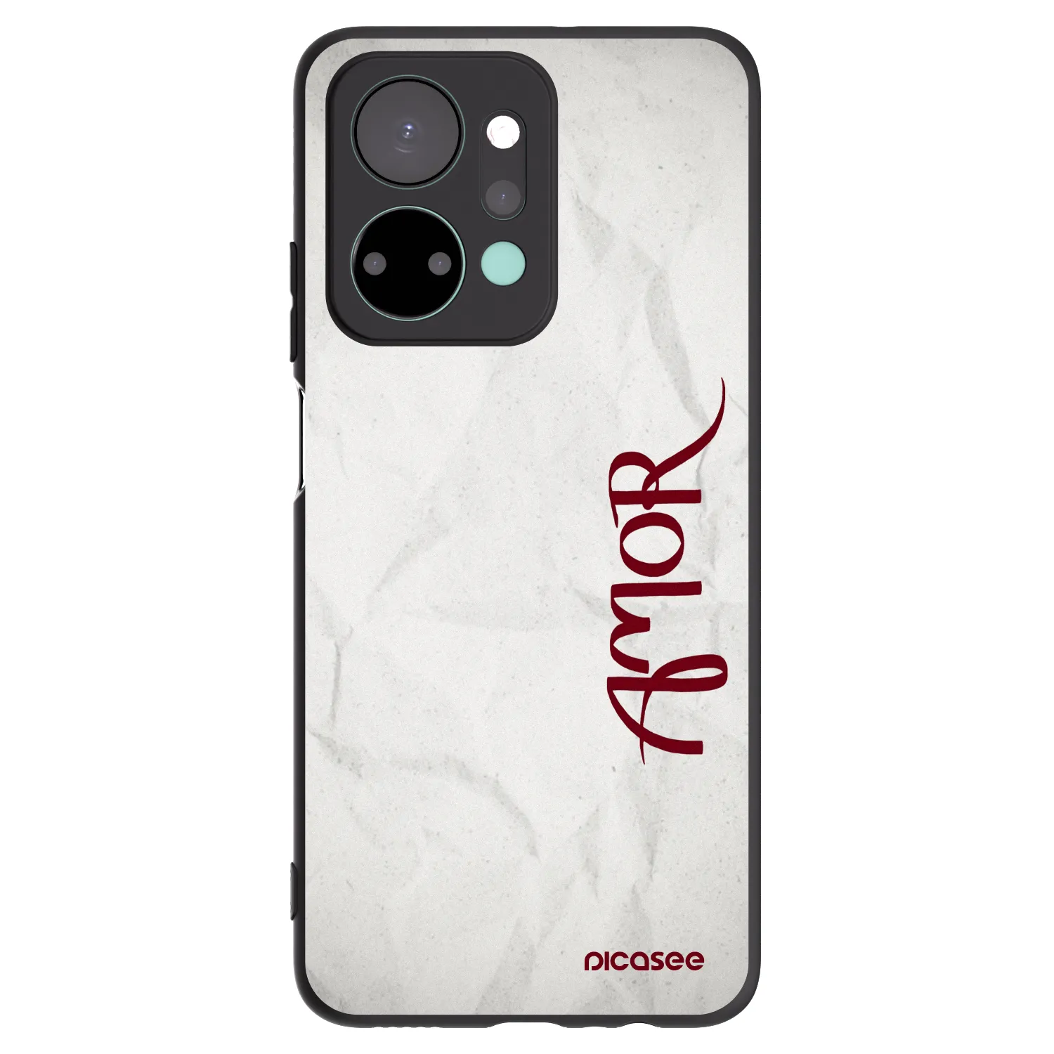 Picasee Honor X7a Hülle - Schwarzes Silikon - Amor