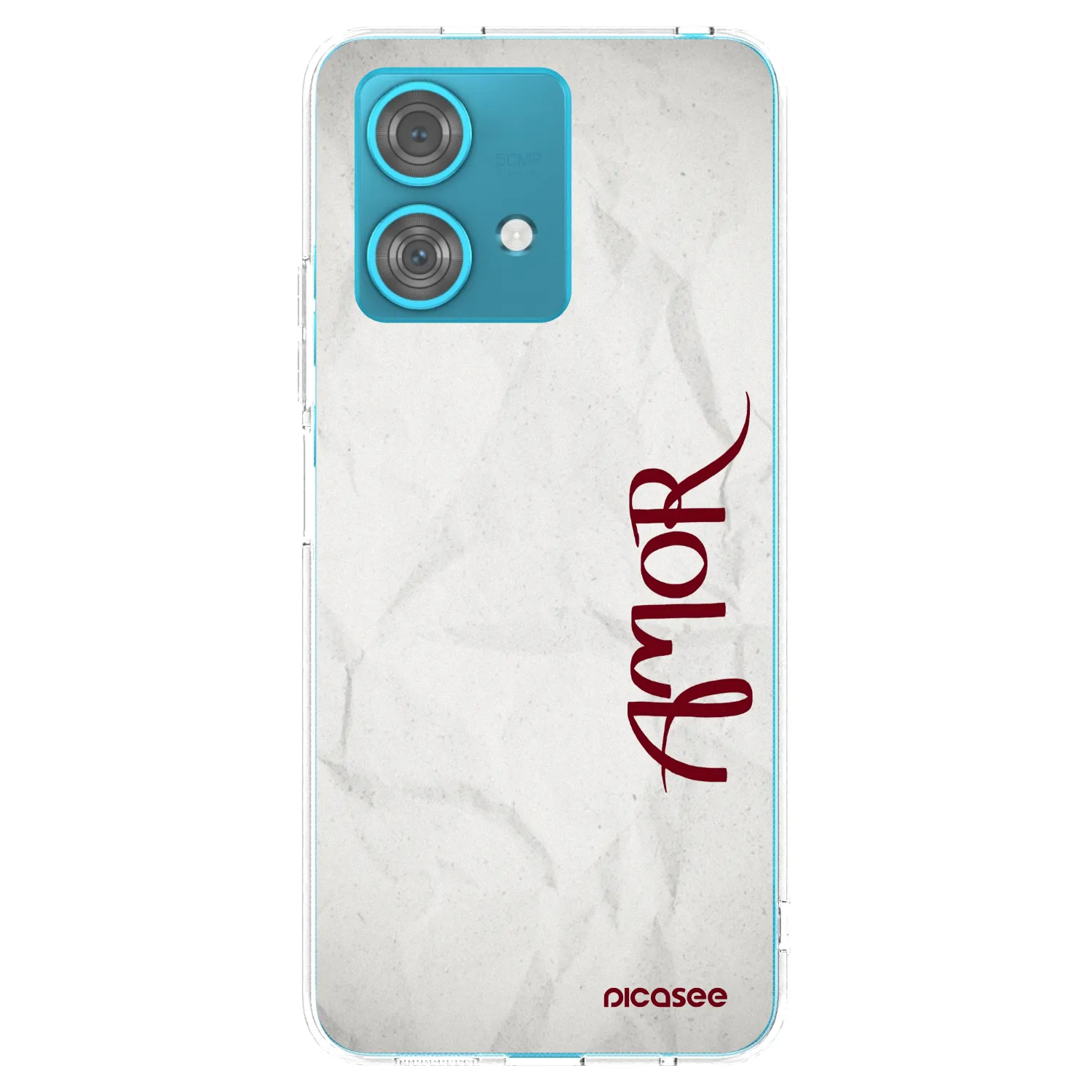 Picasee Motorola Edge 40 Neo Hülle - Transparentes Silikon - Amor