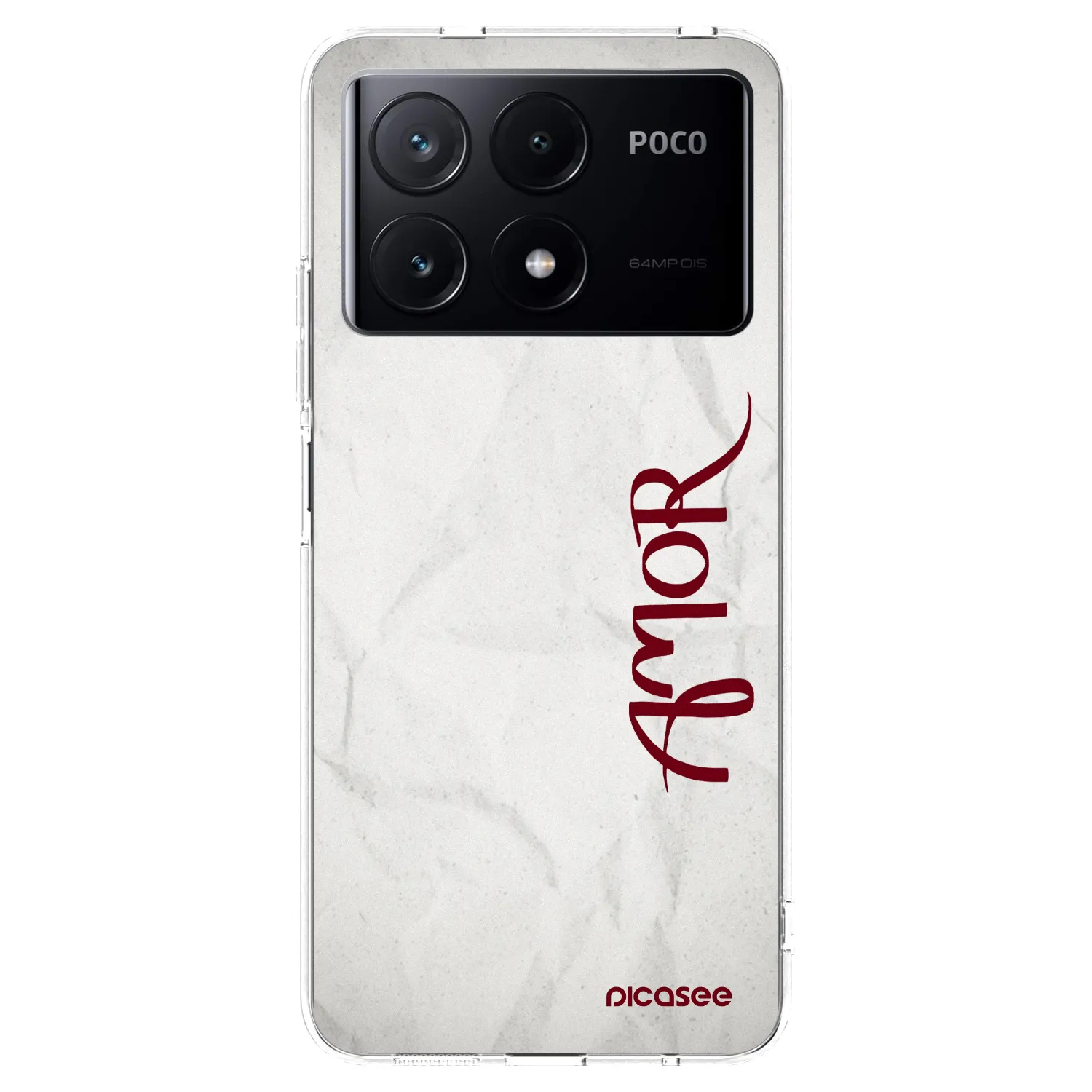 Picasee Xiaomi Poco X6 Pro Hülle - Transparentes Silikon - Amor
