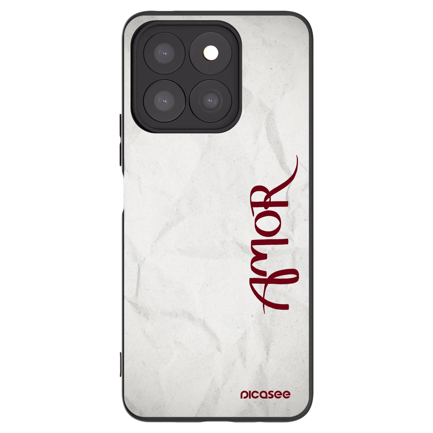 Picasee Honor X8b Hülle - Schwarzes Silikon - Amor