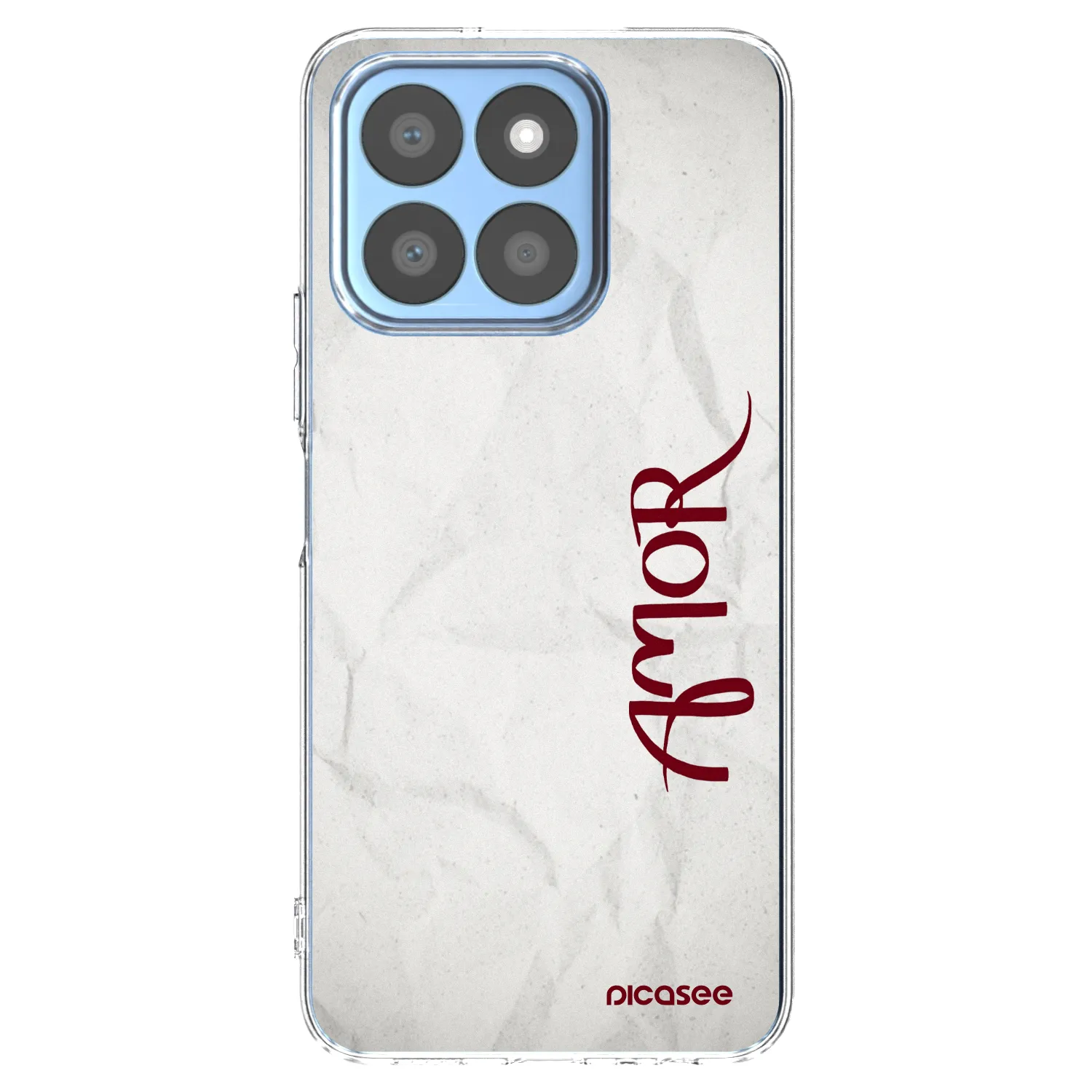 Picasee Honor X8b Hülle - Transparentes Silikon - Amor