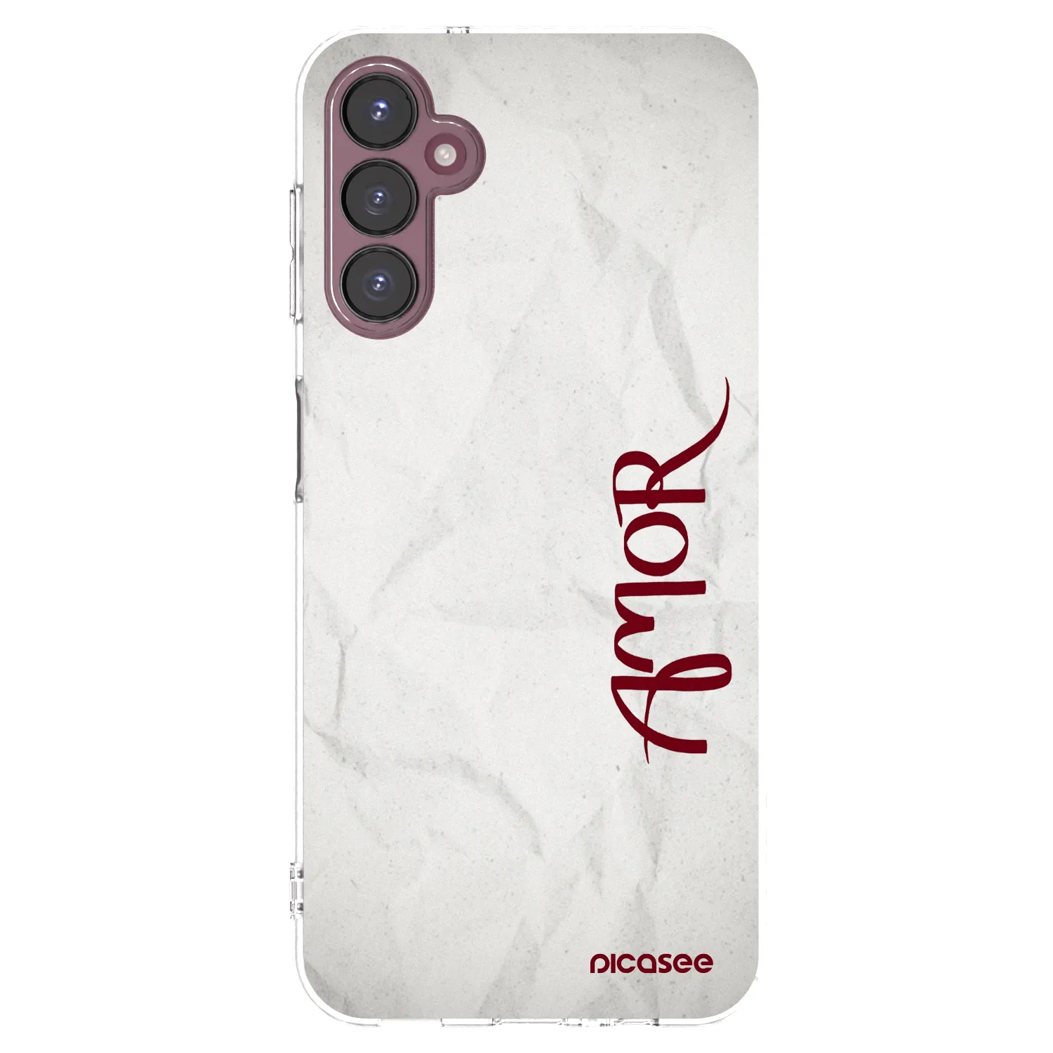Picasee Samsung Galaxy A05s A057G Hülle - Transparentes Silikon - Amor