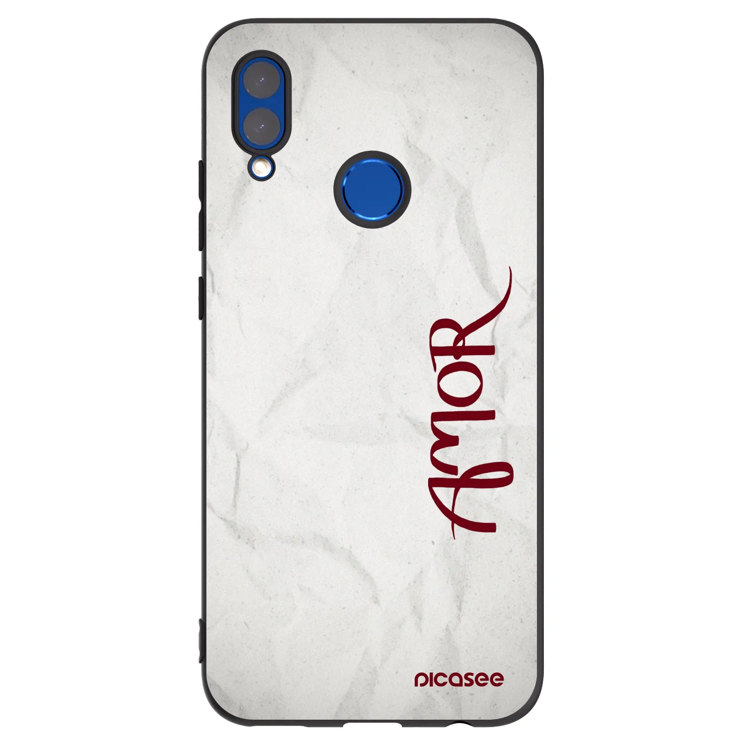 Picasee Huawei P Smart 2019 Hülle - Schwarzes Silikon - Amor