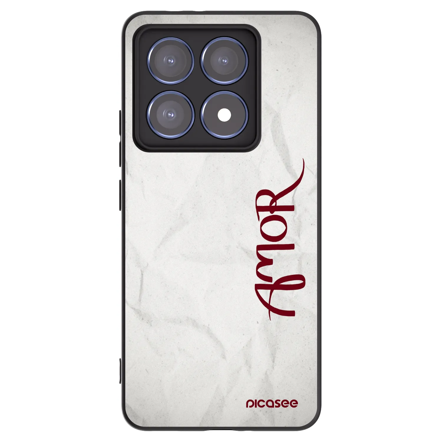 Picasee Xiaomi 14T Pro Hülle - Schwarzes Silikon - Amor