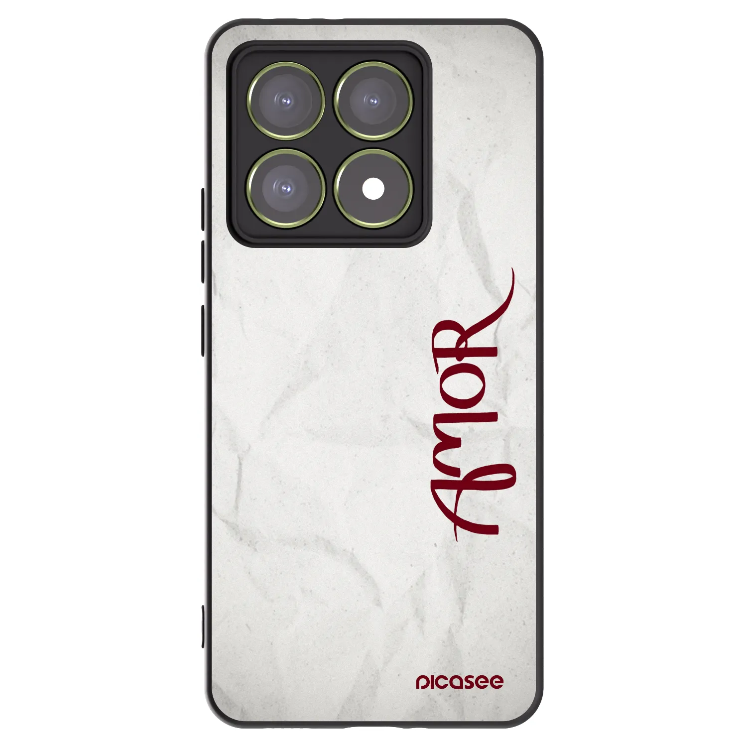 Picasee Xiaomi 14T Hülle - Schwarzes Silikon - Amor