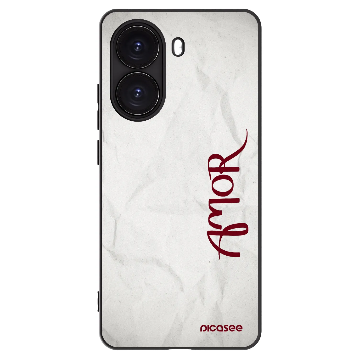 Picasee Xiaomi Poco X7 Pro 5G Hülle - Schwarzes Silikon - Amor