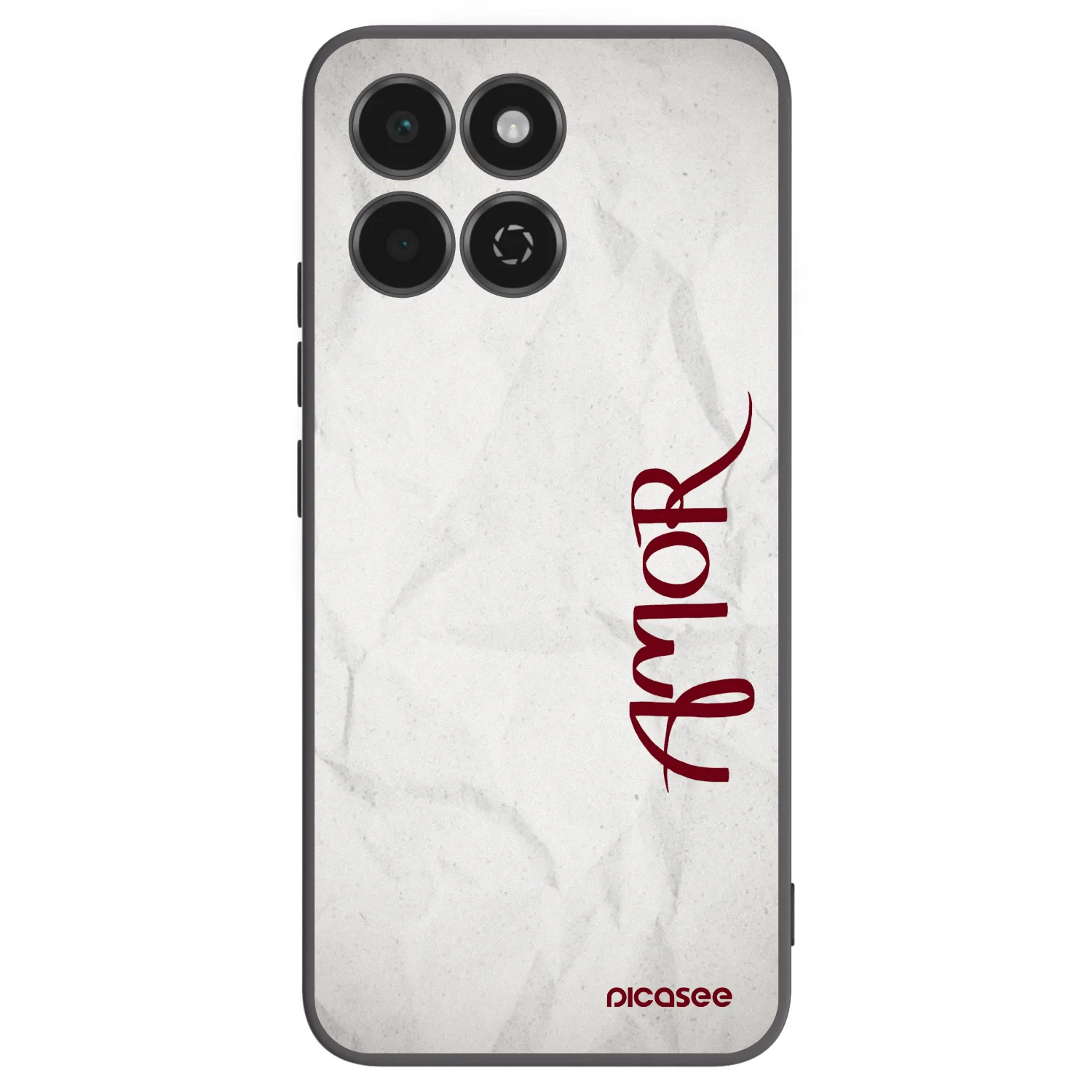 Picasee Honor 200 Smart 5G Hülle - Schwarzes Silikon - Amor