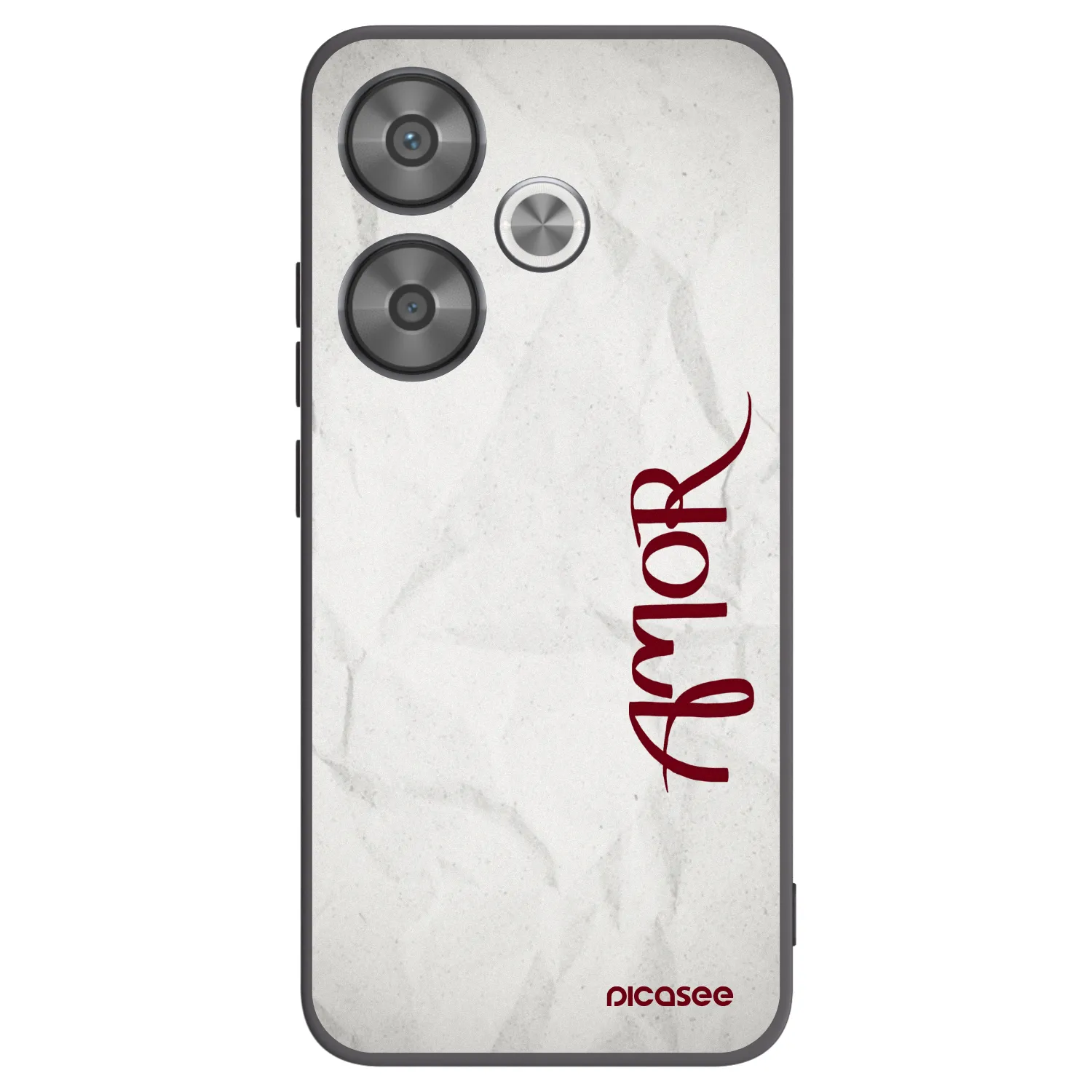 Picasee Xiaomi Poco F6 Hülle - Schwarzes Silikon - Amor