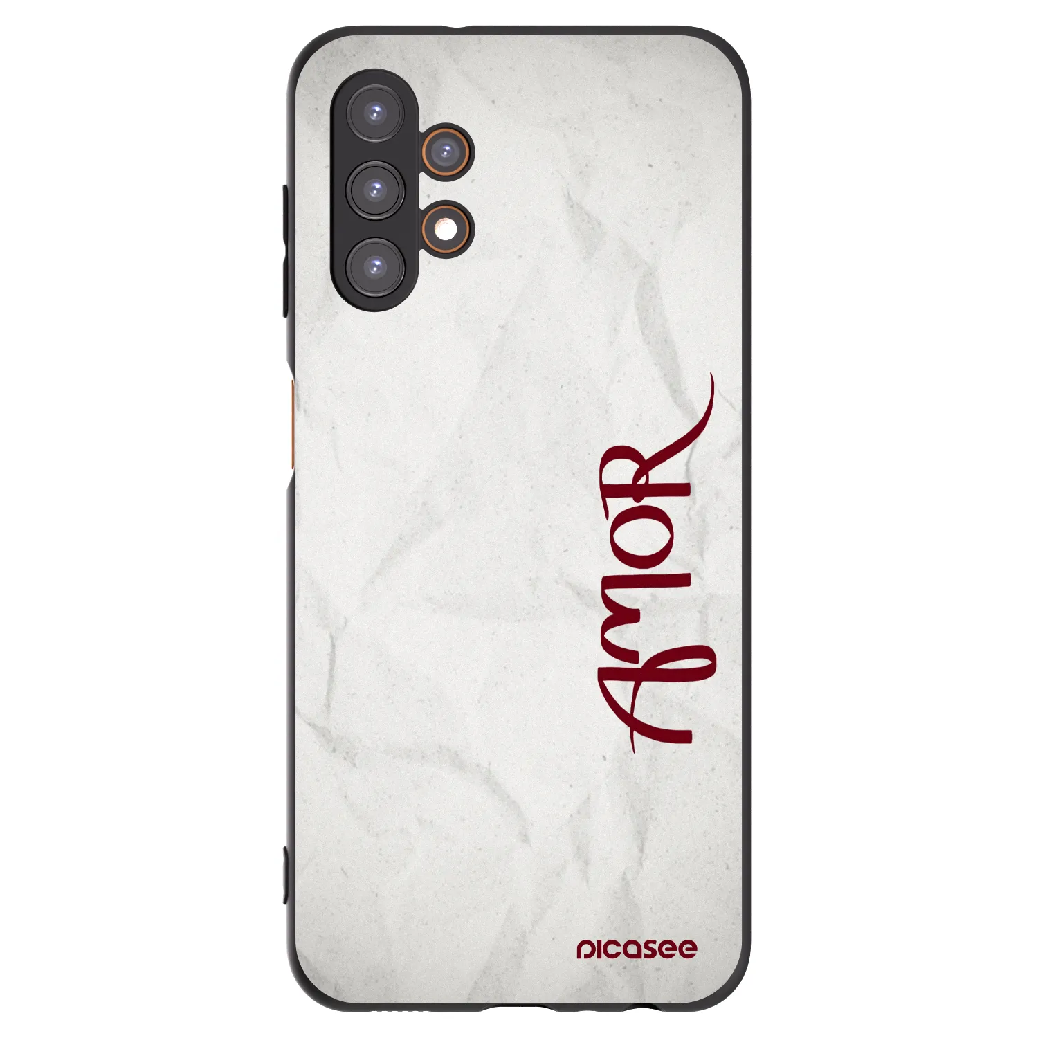 Picasee Samsung Galaxy A13 5G Hülle - Schwarzes Silikon - Amor