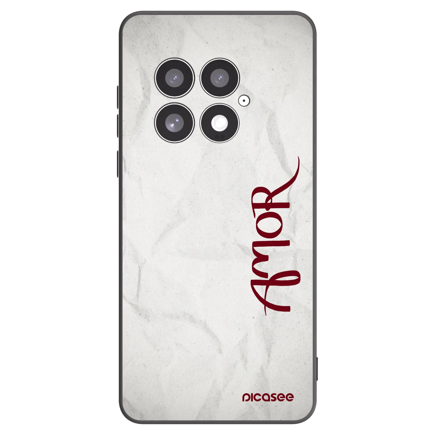 Picasee OnePlus 13 5G Hülle - Schwarzes Silikon - Amor