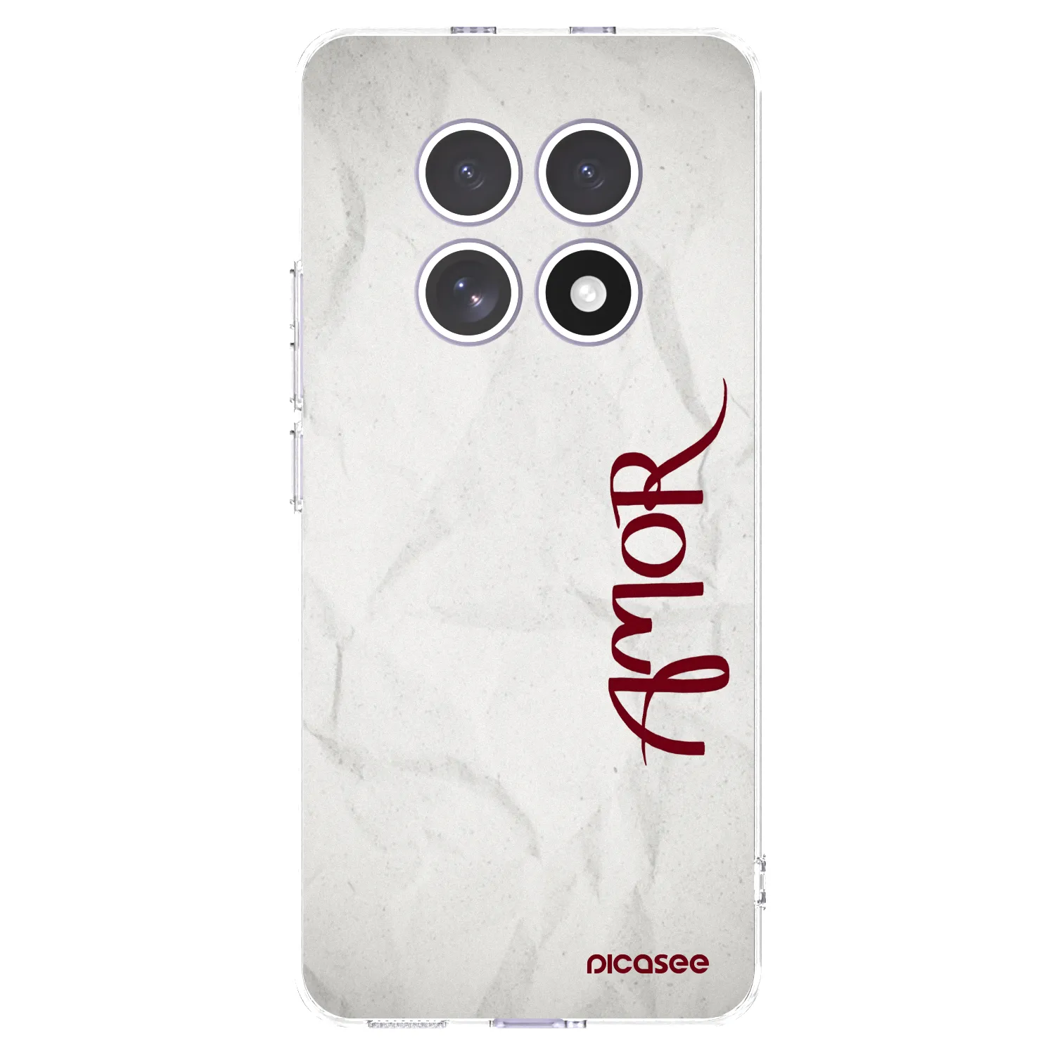 Picasee Xiaomi Redmi Note 15 4G Hülle - Transparentes Silikon - Amor