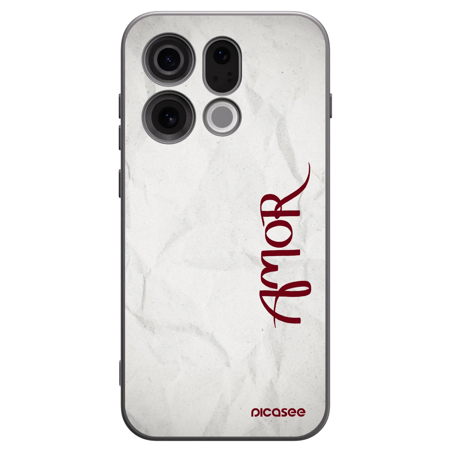 Picasee OPPO Find X9 Hülle - Schwarzes Silikon - Amor