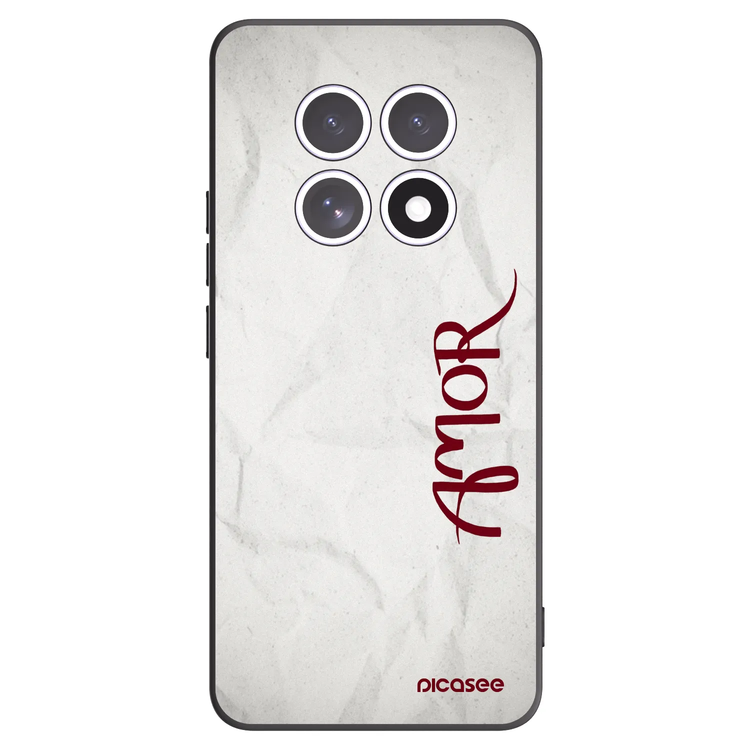 Picasee Xiaomi Redmi Note 15 5G Hülle - Schwarzes Silikon - Amor