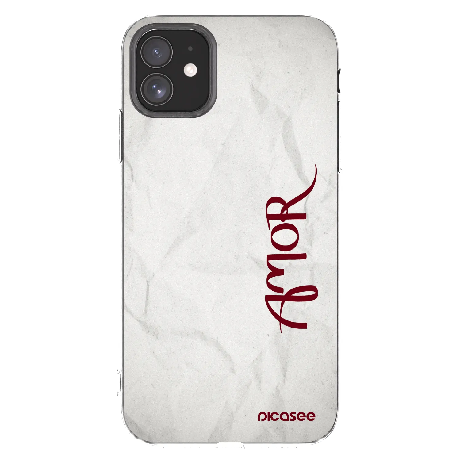 Picasee Apple iPhone 11 Hülle - Transparentes Silikon - Amor