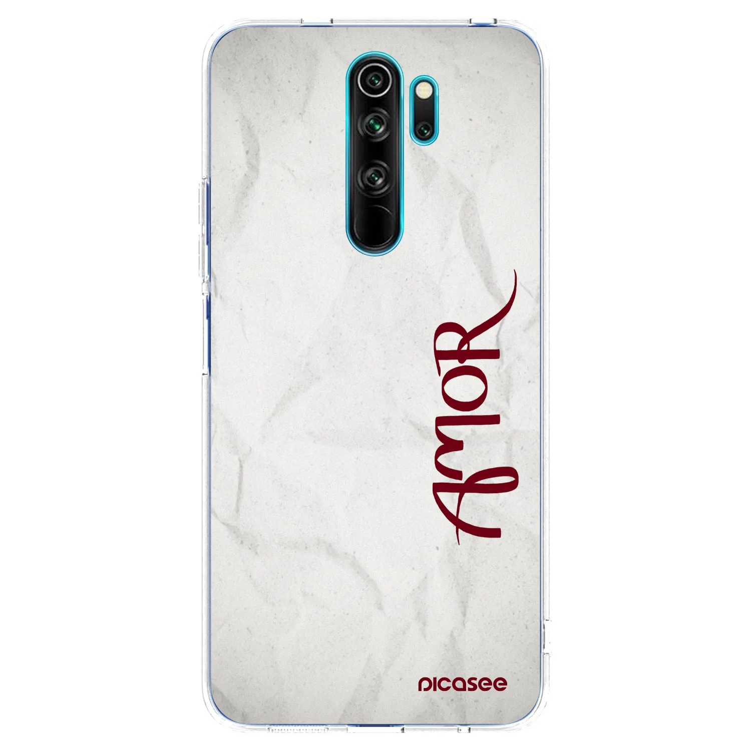 Picasee Xiaomi Redmi Note 8 Pro Hülle - Transparentes Silikon - Amor