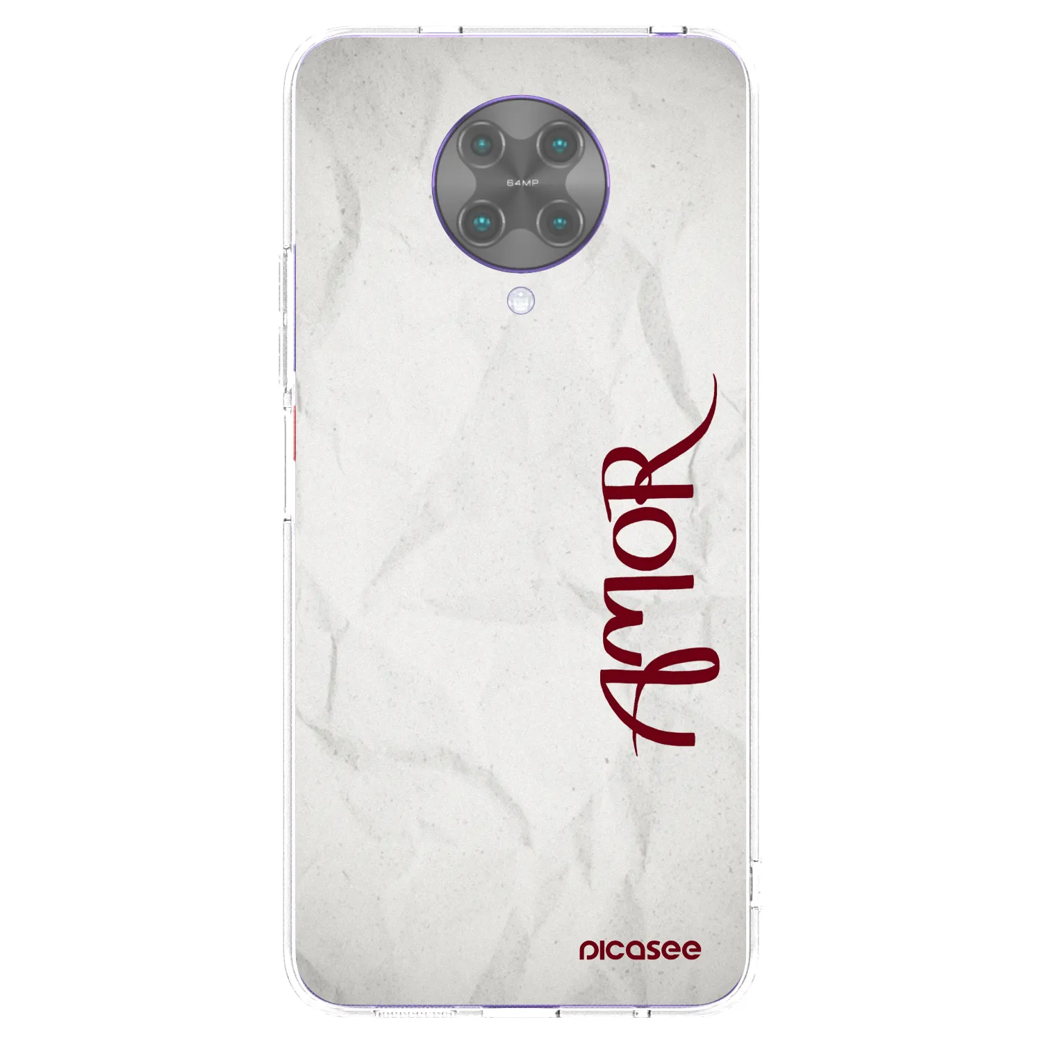 Picasee Xiaomi Poco F2 Pro Hülle - Transparentes Silikon - Amor