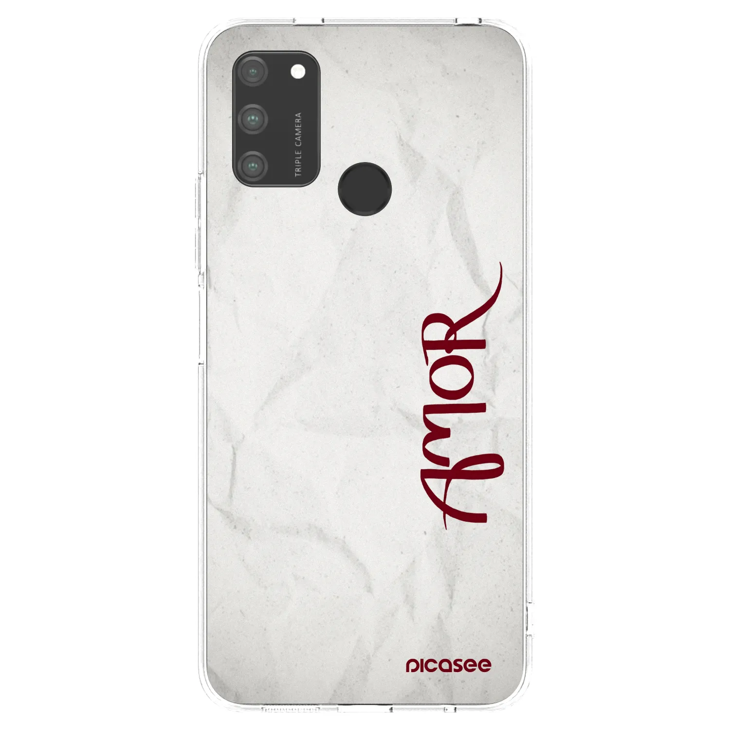 Picasee Honor 9A Hülle - Transparentes Silikon - Amor