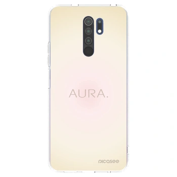 Picasee Xiaomi Redmi 9 Hülle - Transparentes Silikon - Aura