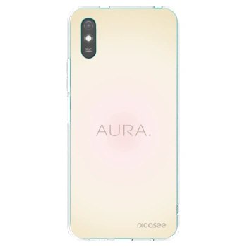 Picasee Xiaomi Redmi 9A Hülle - Transparentes Silikon - Aura