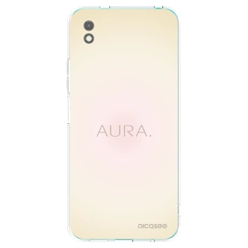 Picasee Xiaomi Redmi 9A Hülle - Schwarzes Silikon - Aura