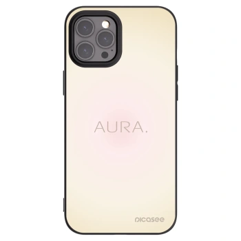 Picasee Apple iPhone 12 Pro Max Hülle - Schwarzes Silikon - Aura
