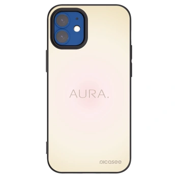 Picasee Apple iPhone 12 mini Hülle - Schwarzes Silikon - Aura