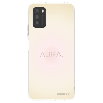 Picasee Xiaomi Poco M3 Hülle - Transparentes Silikon - Aura